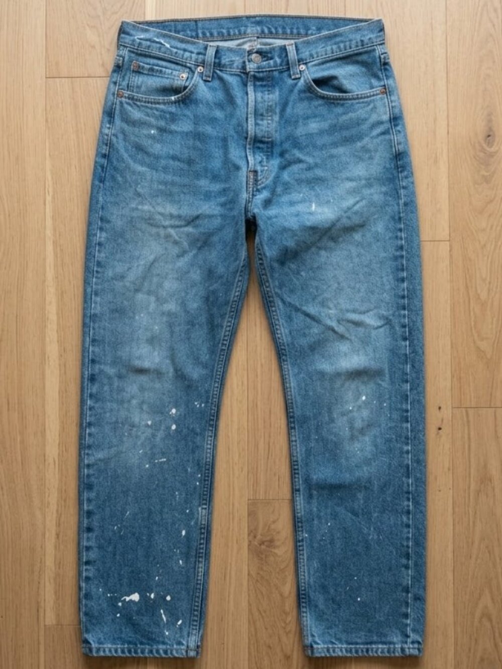 Levi's Jeans 505 size 36 / 29 Custom Paint Splatter Distressed